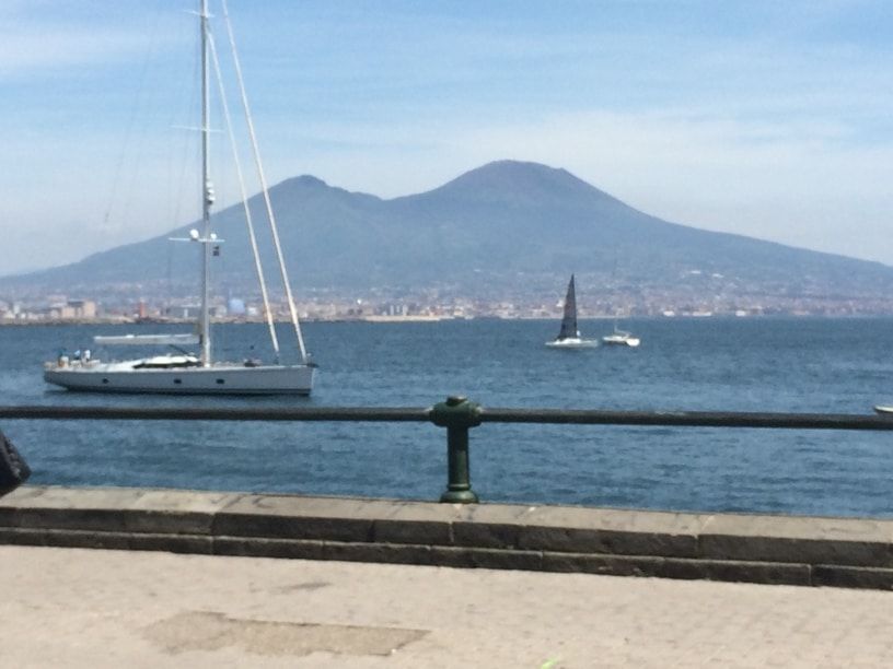 Beginning of our route in Naples