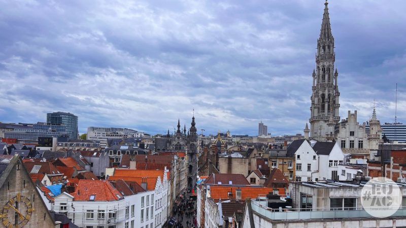 Views from the Palais de la Bourse on 3-day itinerary in Brussels