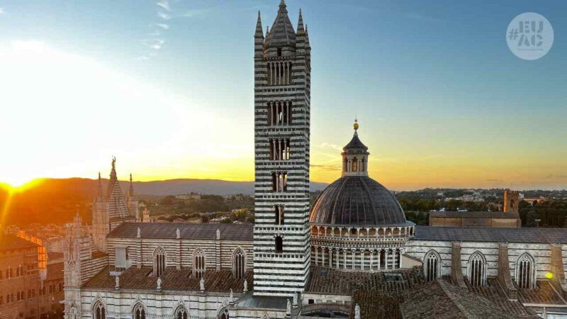Siena, Vistas desde el panorama mirador Facciatone