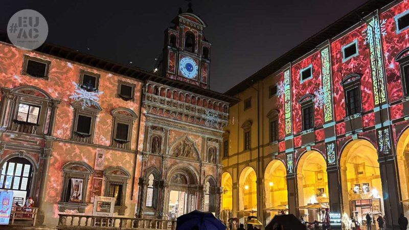 Winter road trip through charming Italian villages: Arezzo at Christmas