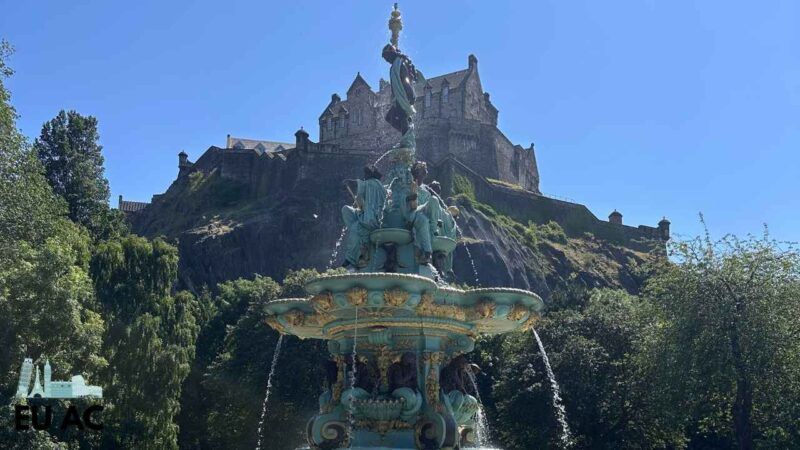 Vistas del Castillo de Edimburgo
